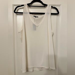 Simple white Express tank